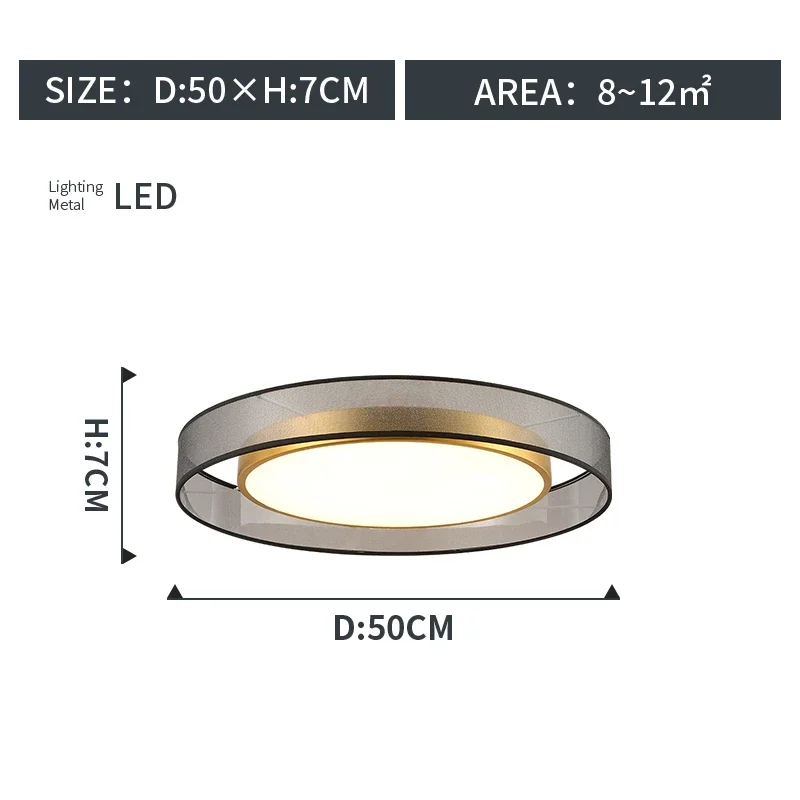 lampe moderne or noir brillante surface métal cuivre led éclairage quotidien rondSizeMode=14words