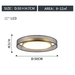 lampe moderne or noir brillante surface métal cuivre led éclairage quotidien rondSizeMode=14words