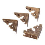 protections angle decoratives bois vintage floral gravures dentelles bronze argentedoré echangement meuble