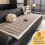 coussin canapé beige gris moderne adhésif tapis chaussons salon contemporain
