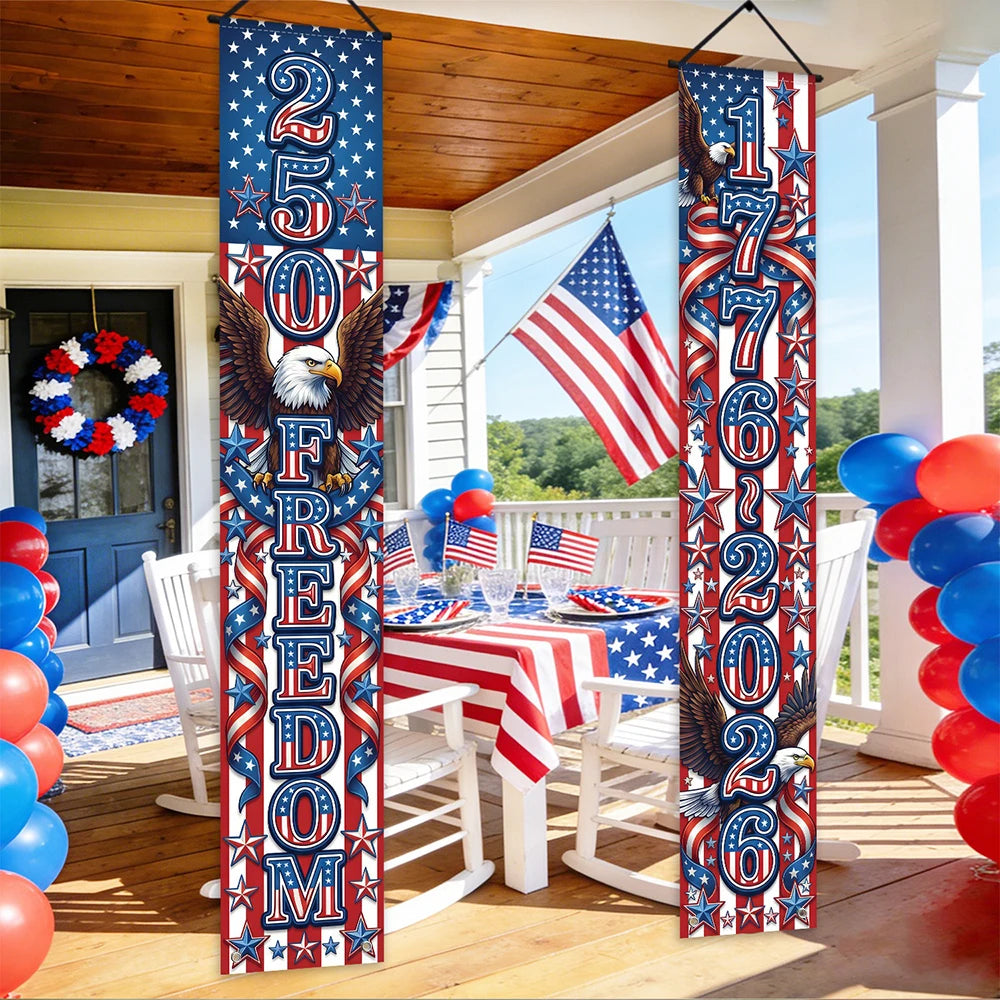 bannière étoiles aigle américaine bleu blanc rouge étoiles étoile clips décorative fête anniversaire patriotic