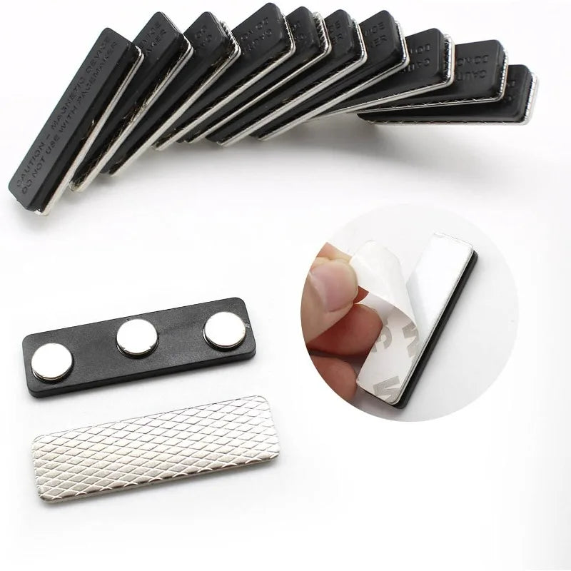 aimants fenêtre noir argenté adhésif rétroéclairé moderne clips badges école