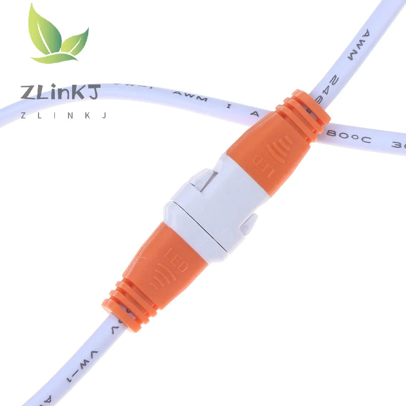 câble électrique blanc orange noir connecteur broches moderne plantation led lumière