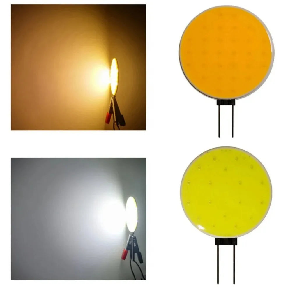 ampoules led g4 cob 12v blanc froid chaud 18 30 led clips points noirs