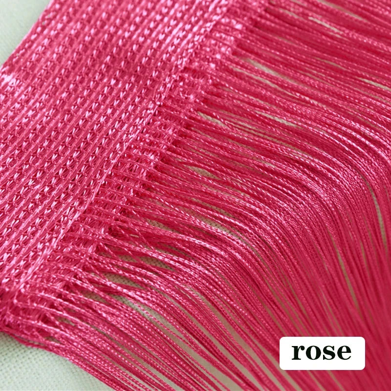 rideau polyester rayé moderne bleu clair violet orange vert rose rouge 100x200cm