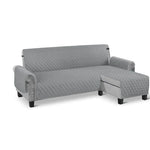 housse canapé polyestère gris diamond check élastiques moderne salon lavable machine