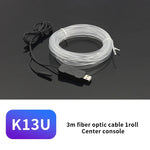 Ruban led flexible car interior ambiance lumière usb adhésive multiple couleurs moderne lumineuse