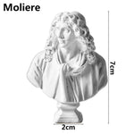 buste sculpté résine blanc classique agrippa aphrodite ares arias brutus david hermes moliere stgeorge