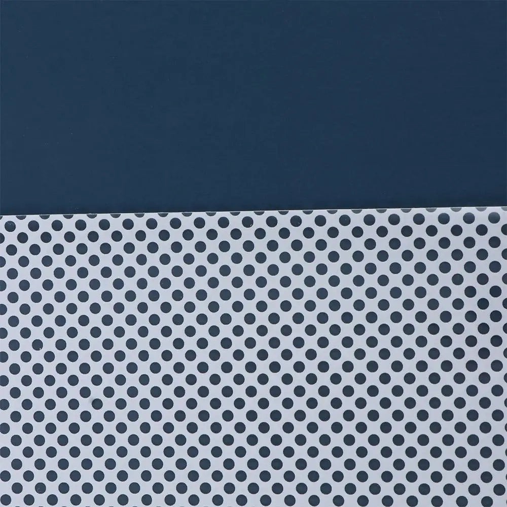 papier perforé noir blanc opacité moderne minimaliste isolation thermique fenêtre chambre confidentialité autocollant