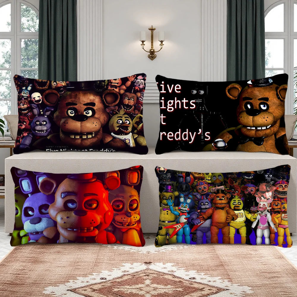 housse coussin rectangulaire motif personnages animés multicolore moderne 100 polyester 30x50cm 40x60cm 48x74cm 50x70cm