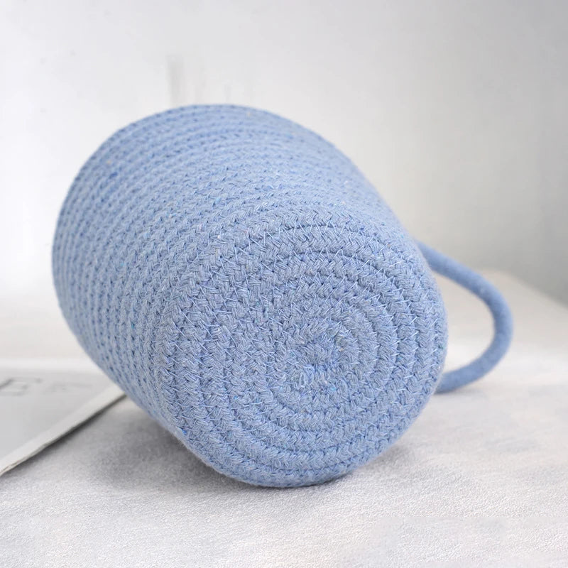 Panier de rangement kaki pour bureau et maison
