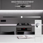 télécommande rf led rgb blanc noir moderne minimaliste support mural batteries incluses