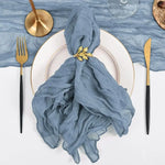 serviette table moderne rouge vert olive bleu marine rose blanc léger ondulée décoration mariage