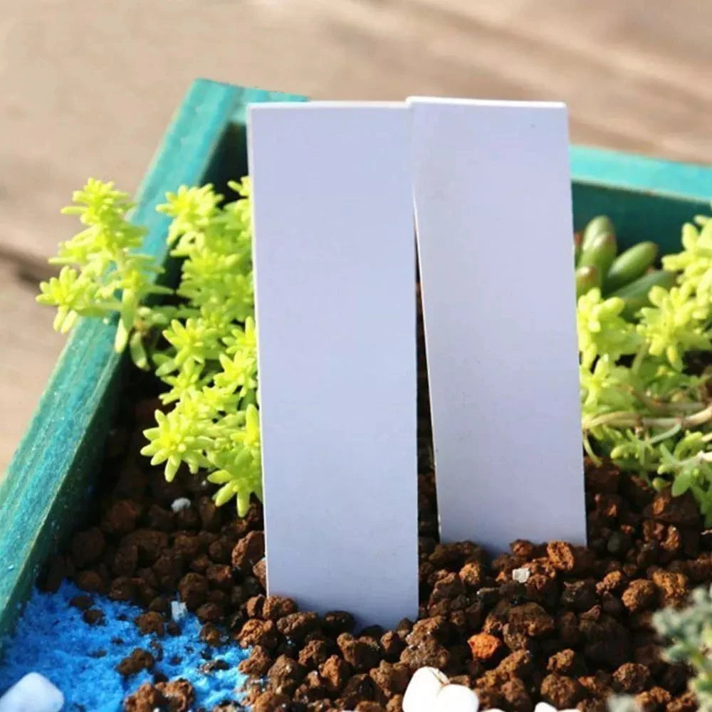 étiquettes jardinage adhésives réutilisables waterproof couleurs aléatoires moderne vert blanc jaune bleu rose violet