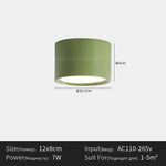 lampe moderne fer vert beige marron opacité éclairage quotidien minimaliste monté surface toucher interrupteur