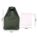 sac étanche voyage noir blanc vert hexagon texture tissée moderne boucle cordon