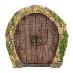 portes décoratives extérieures bois imitation celtiques triskel fantaisie féerique rustique