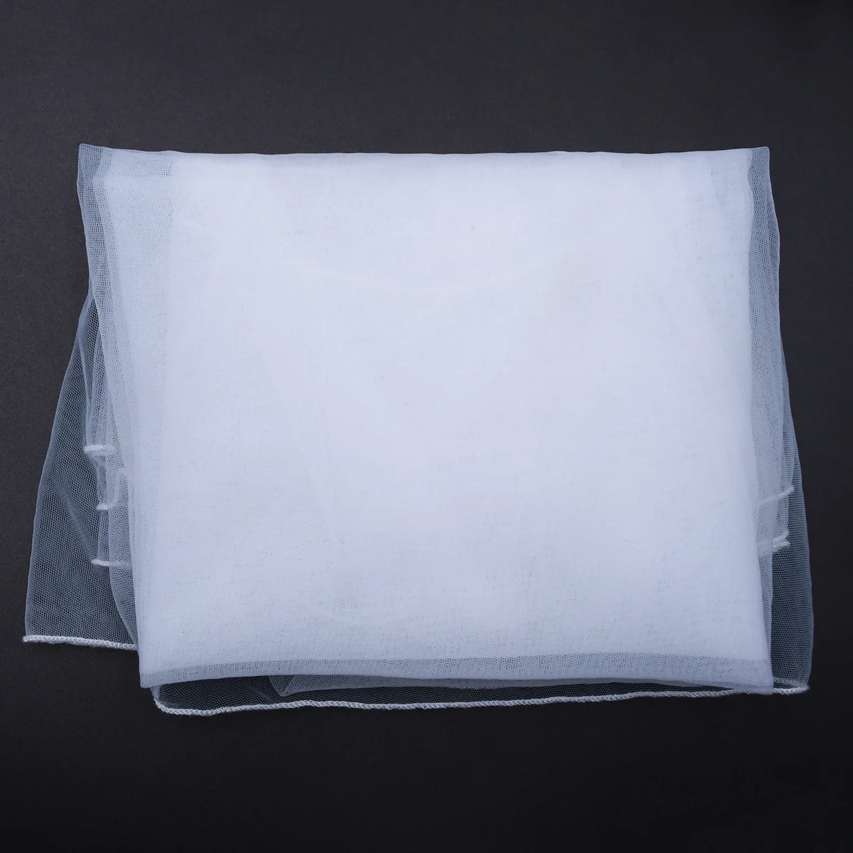 voile mariée blanc dentelle fine classique mariage translucide unique couche bride élégante