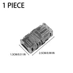 connecteurs led transparents clips 24v basse tension pratique chambre cuisine armoire