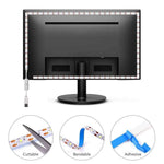 ruban led flexible blanc moderne interrupteur connecteur usb adhésif éclairage cuisine décoration chambre salon
