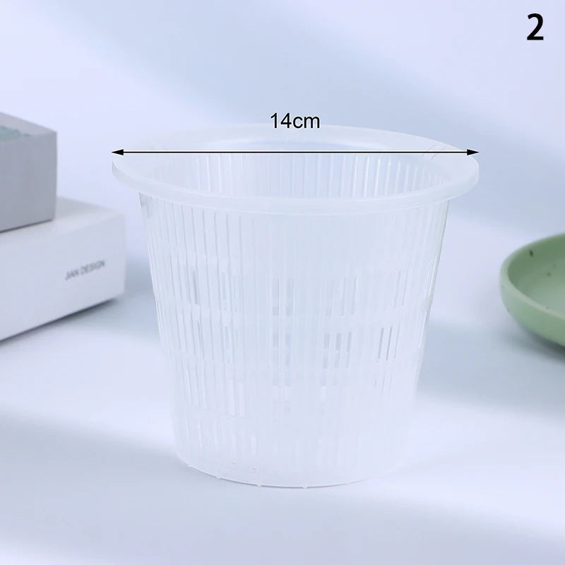 pots plantes noirs perforés moderne couvercle plastique 14cm 12cm 11cm