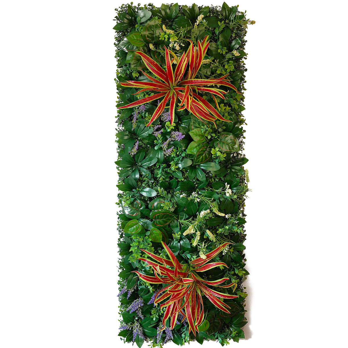 plantes artificielles murales herbe feuilles fleurs roses modernes extérieures festiveDecoration