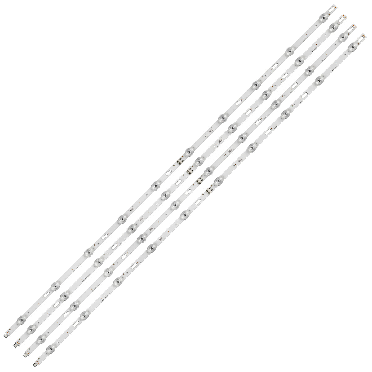 ruban lumineux led adhésif blanc moderne fixations inclusées