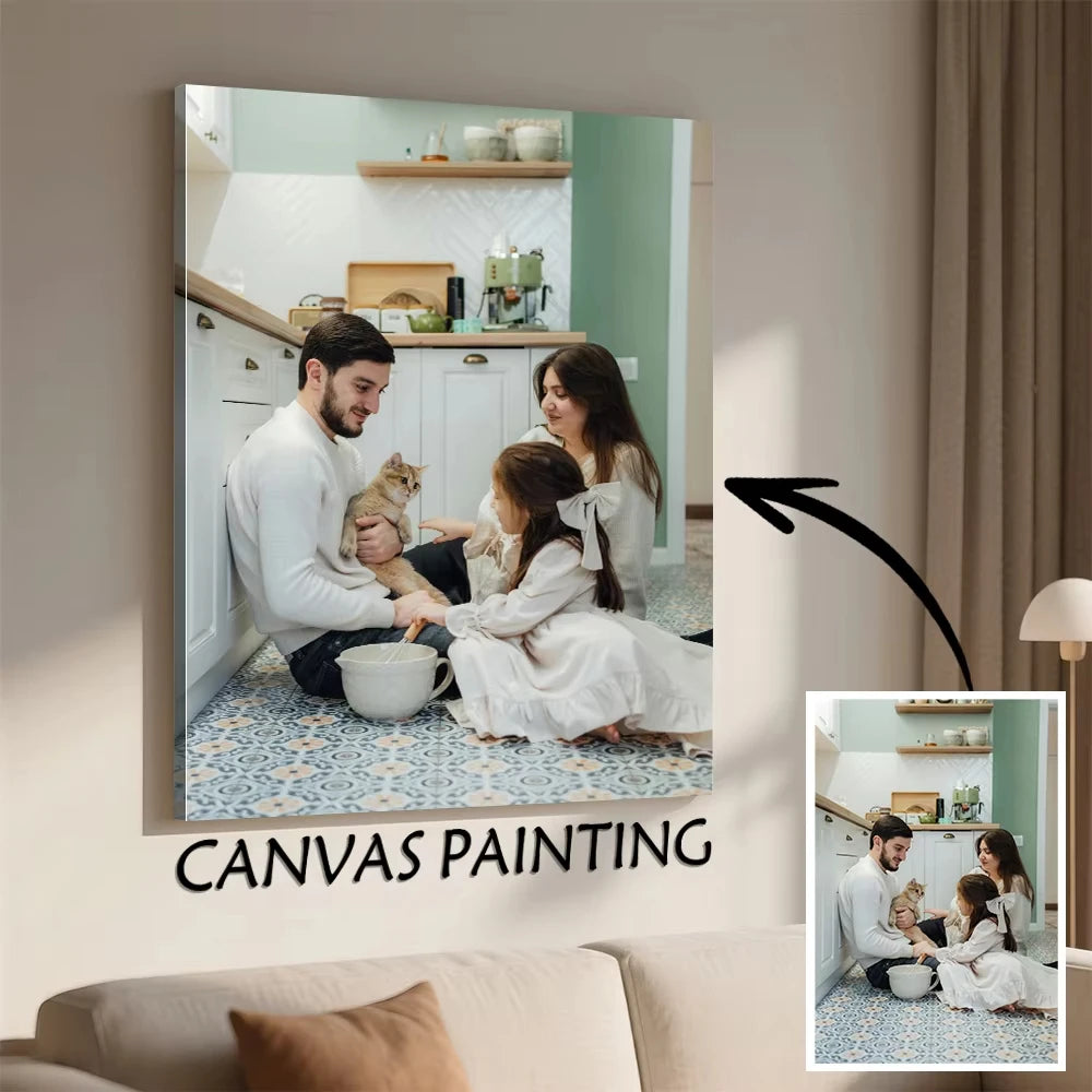toile photo personnalisée décoration mur moderne multicolore photographies diverse impression haute qualité