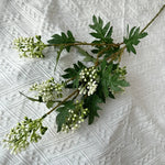 branche artificielle verte feuilles jaunes rouges intérieur décoration maison 73cm naturel plastic