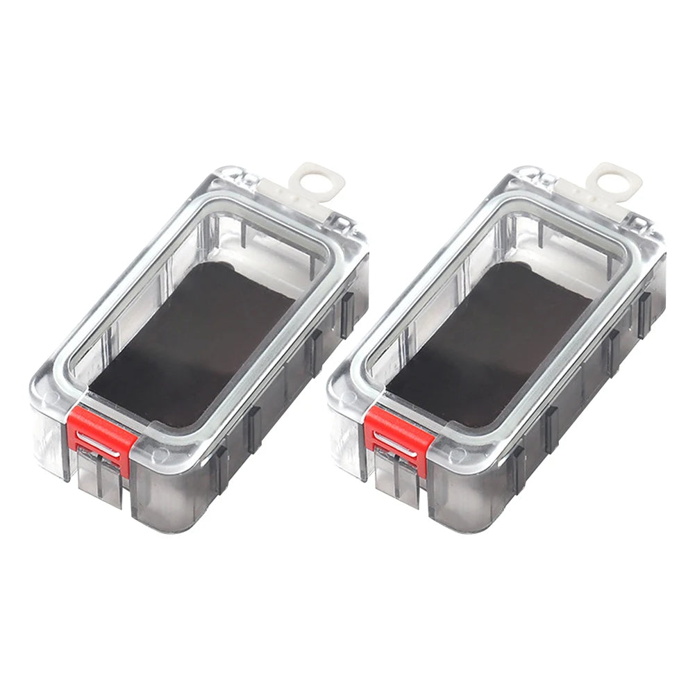 boîtes pêche transparentes accessoires carpe outils hameçons leurre pratique compactes boucle verrouillage paillettes crochets