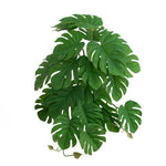 décoration intérieure plante artificielle feuilles variées moderne minimaliste verte rouge noire jaune blanche ornement