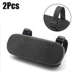 coussin soutien dos tissu noir mousse mémoire forme velcro confortable ergonomique gaming