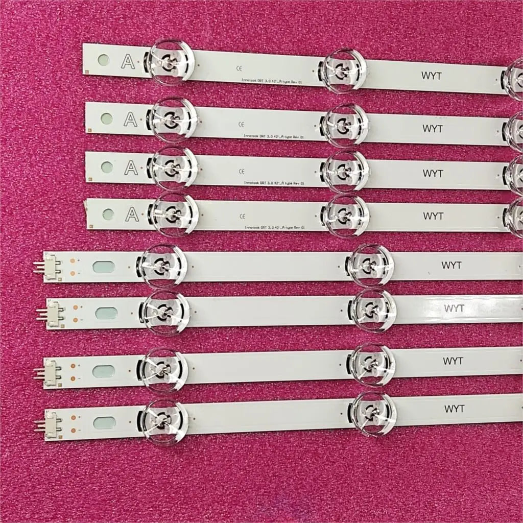 bandes led blanc modernes connecteurs aluminium opaques éclairage téléviseur remplacement reparations