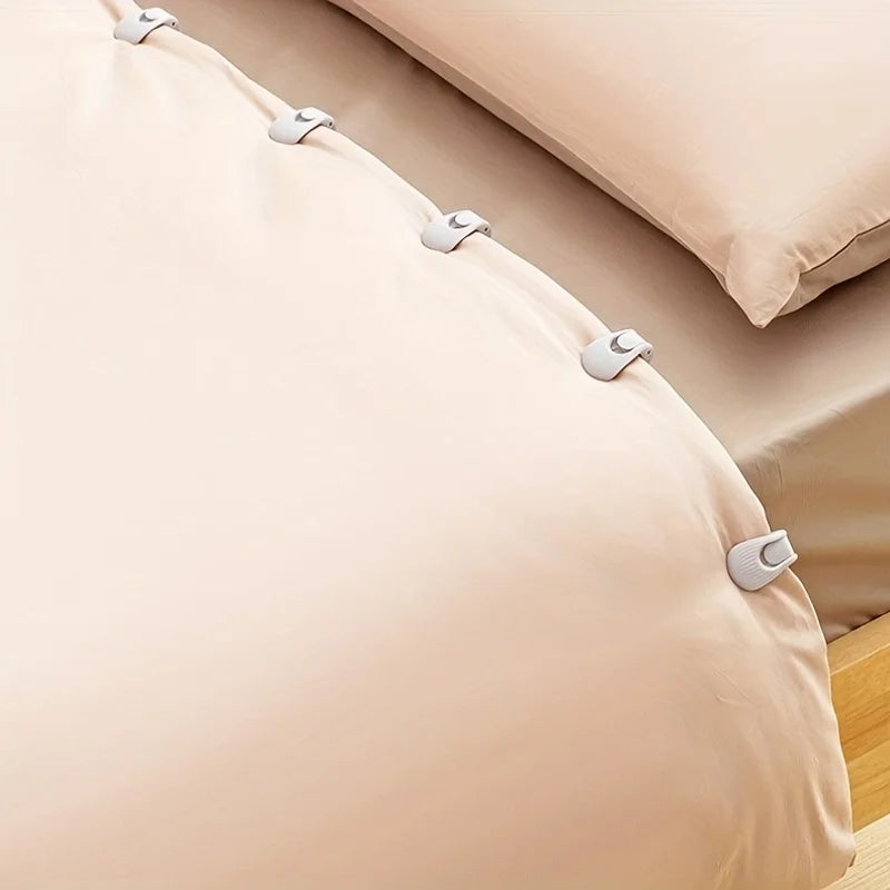 clips literie blanc rose vert pratiques modernes maison réglables deux sens
