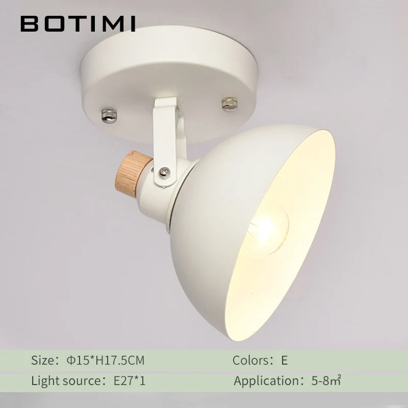 lampe moderne blanc bois naturel finition mate minimaliste fixée mur chambre cuisine