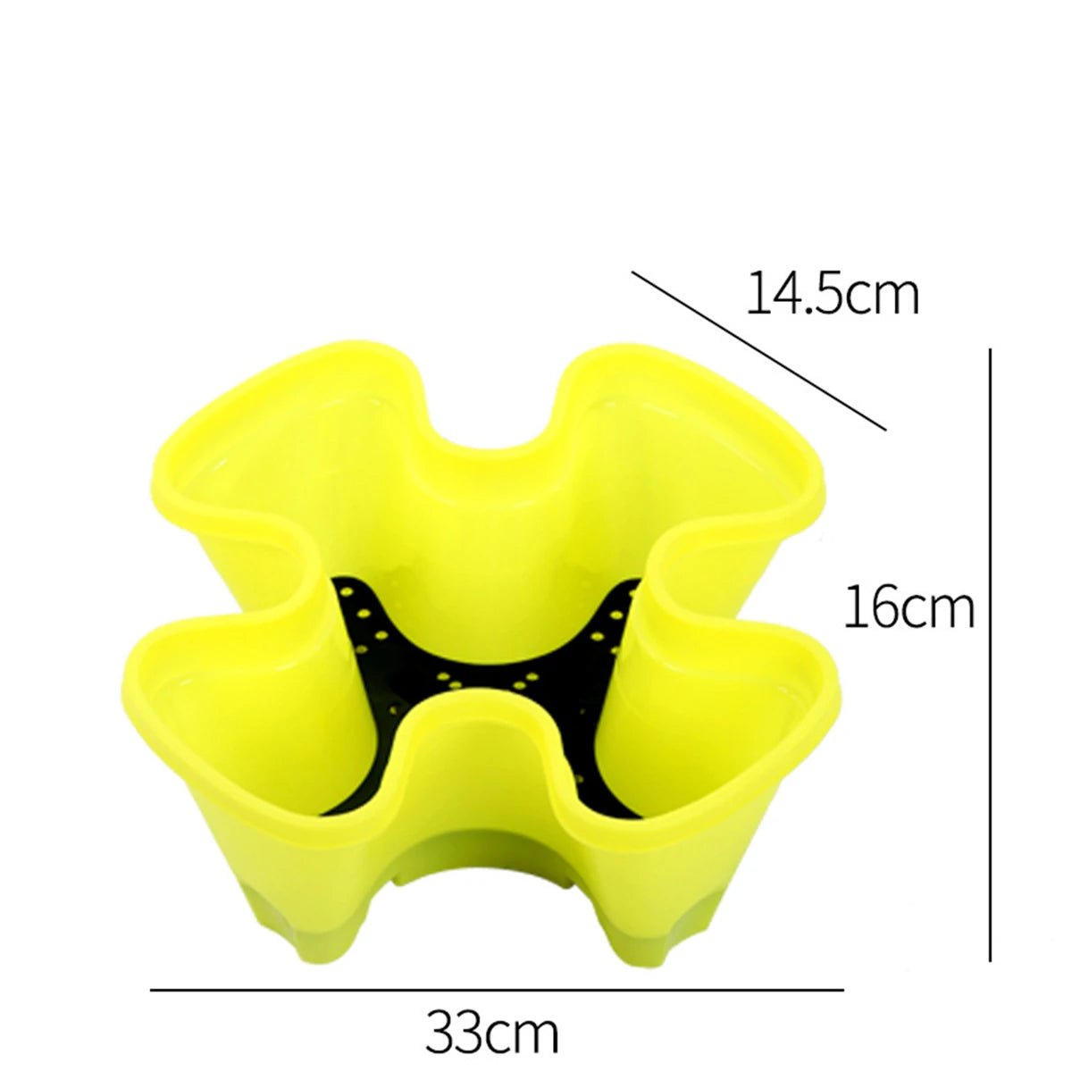 pot fleur empilable roulettes plateau base moderne plante jardin intérieur extérieur