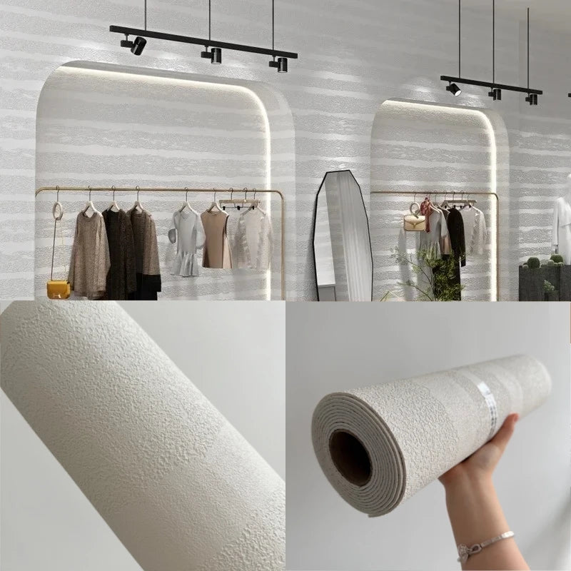 papier peint moderne beige texture grunge adhésif imperméable résistant humidité soundproof cuisine chambre salon