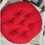 coussin rond antidérapant coton polyester couleur gris moderne øllets 30cm violet bleu marron jaune