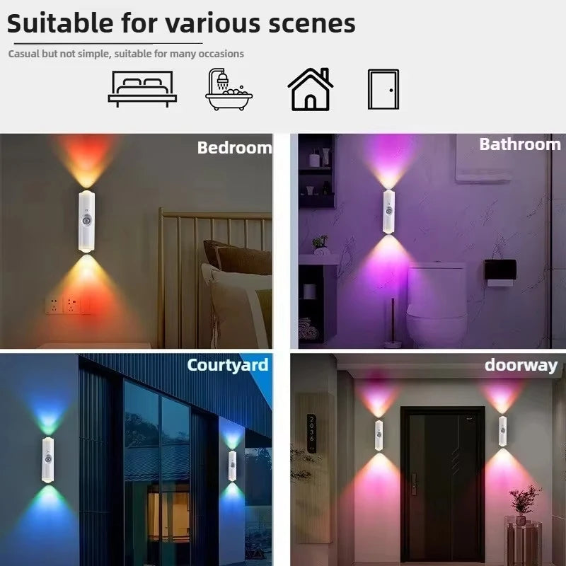 lampe murale moderne adhésif blanc flux lumineux 249 2000 rechargeable capteur mouvement veilleuse prise