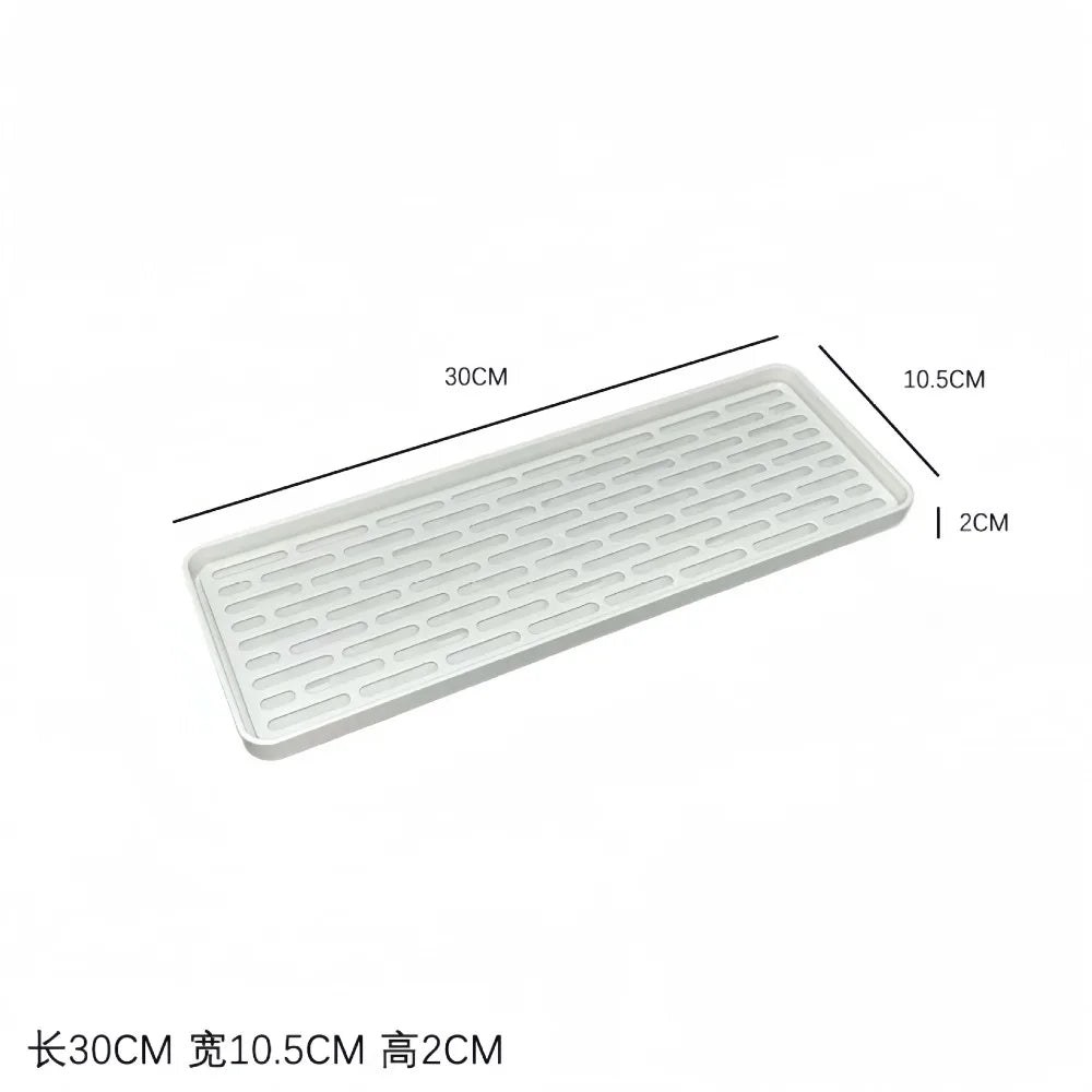 plateau rangement blanc moderne grille petite trous polyesters respectueux environnement portable cuisine