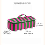 sac rangement coiffure vert rose brosse peigne diffuseur moderne pliable polyester multifonctionnels accessoires capillaires