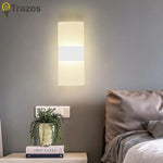 applique murale led moderne blanc noir minimaliste éclairage chambre entrée étude salle bain