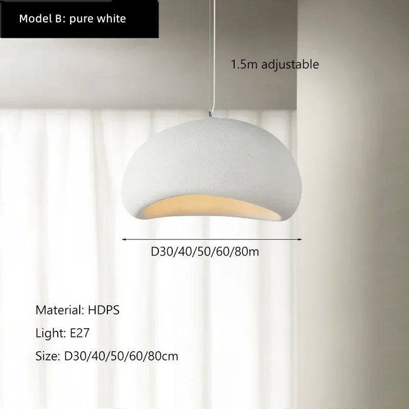suspension lumineuse moderne blanc texturé opaque salon étude 30cm 40cm 50cm 60cm