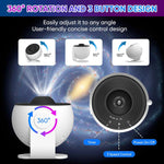 projecteur d'étoiles veilleuse led blanc noir support rotatif films disc boîtes protection moderne chambre
