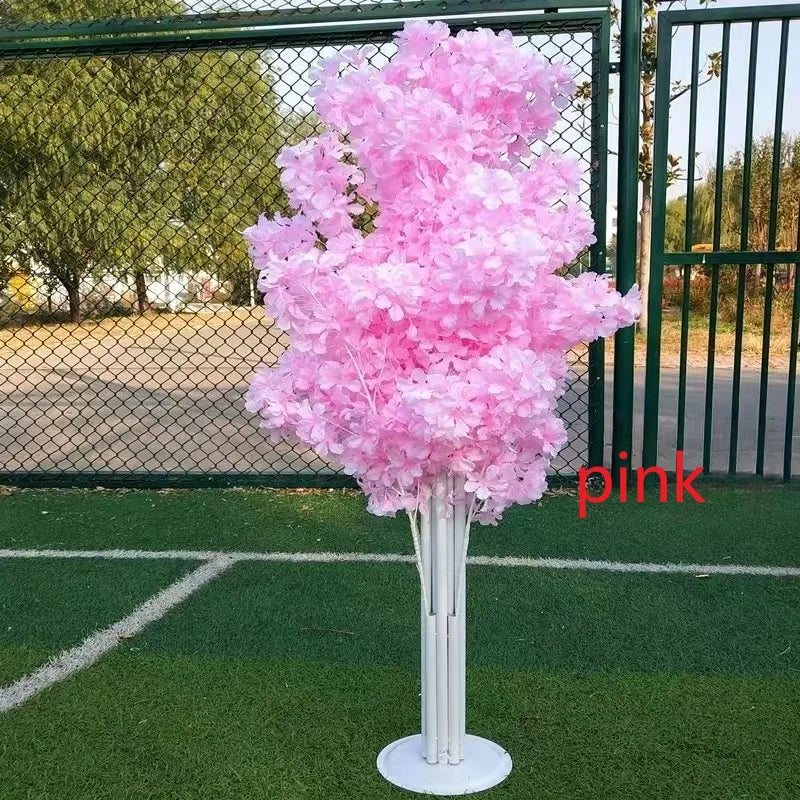 arbre artificiel fleurs modernes mariage anniversaire baby shower intérieur blanc rouge rose bleu champagne