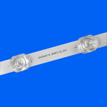 bande lumineuse led connecteur electrique blanc moderne télévision rétro éclairage fixations inclusées