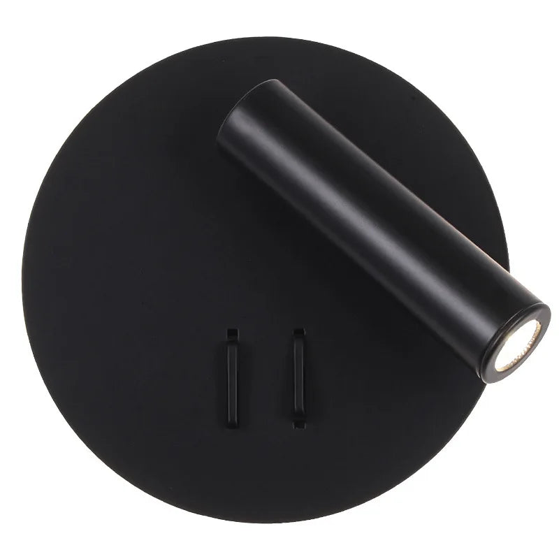 lampe murale moderne led blanc noir étude chambre coucher entrée salle manger cuisine