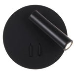 lampe murale moderne led blanc noir étude chambre coucher entrée salle manger cuisine