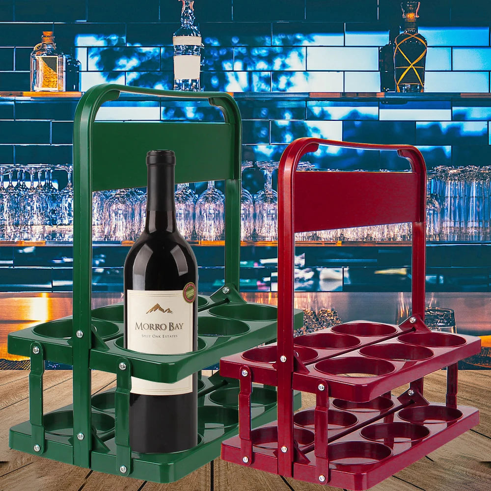 porte bouteilles pliable industriel bouteilles vin bière fixations métalliques cuisine vert rouge