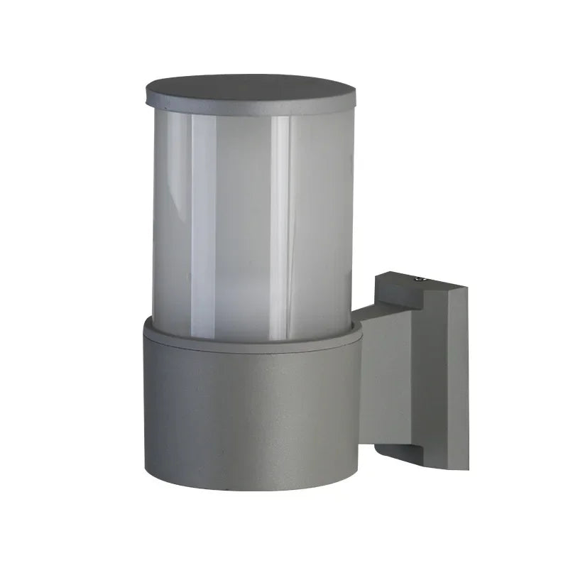 lampe murale moderne éclairage quotidien 12W LED étanche noir fixée mur entrée chambre étude